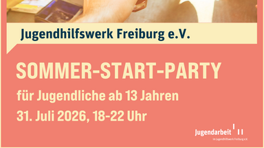 Sommer-Start-Party für Jugendliche ab 13 Jahren