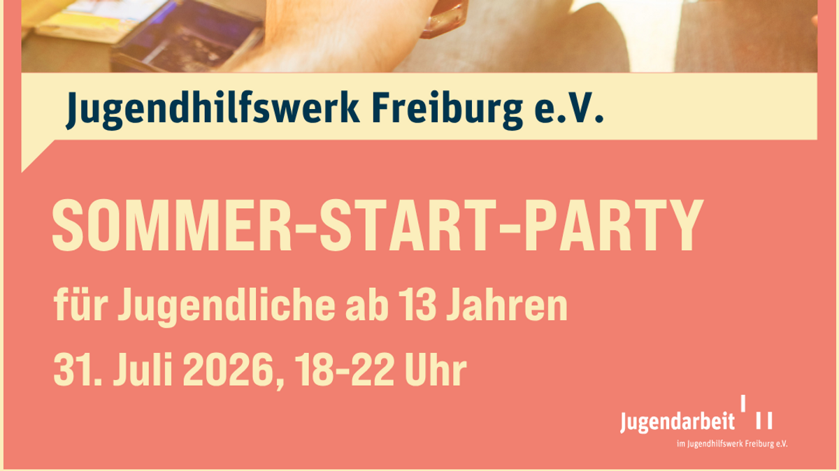 Sommer-Start-Party für Jugendliche ab 13 Jahren