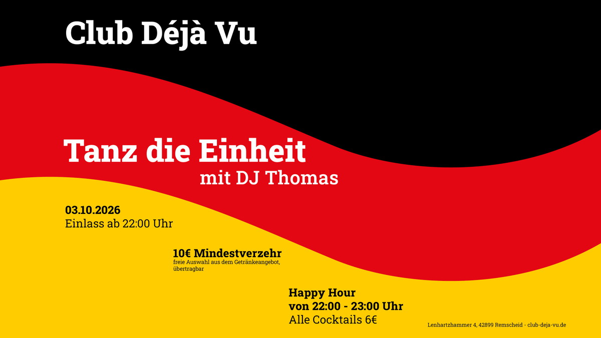 Titelbild der Veranstaltung Tanz die Einheit