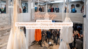Finissage der Ausstellung "Zwischenwelten – Dialog der Dimensionen" im Bilker Bunker