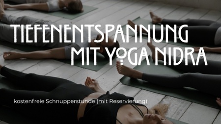 🌜 Tiefenentspannung mit Yoga Nidra - kostenfreie Schnupperstunde (mit Reservierung)