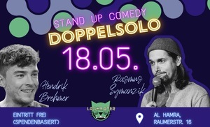 Stand Up Comedy Doppelsolo Rasmus Symanzik & Hendrik Brehmer