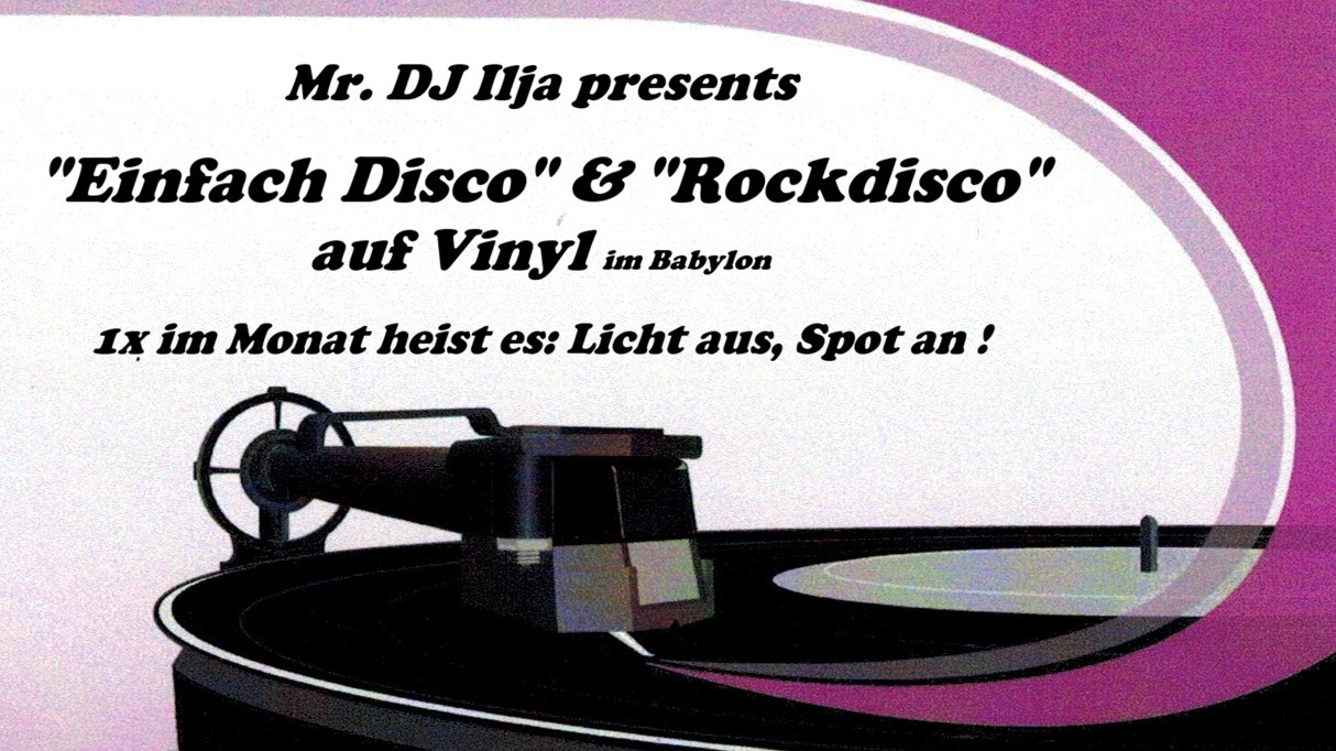 „Einfach Disco“ auf Vinyl im Babylon Fürth