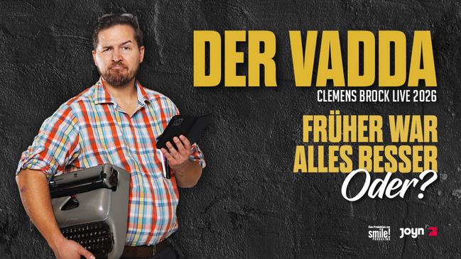 Clemens Brock – Der Vadda live 2026
