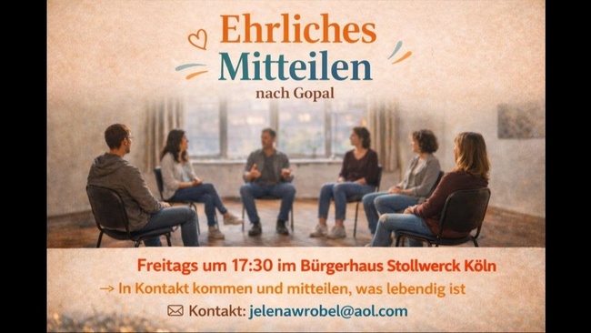 Ehrliches Mitteilen im Bürgerhaus Stollwerck