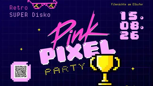 Pink Pixel Party - Retro GAME Cup & Retro SUPER Disko