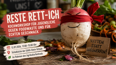 „Reste Rett-Ich“ – Kochworkshop gegen Lebensmittelverschwendung im Rahmen des Agrikultur-Festivals