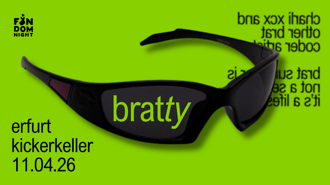 bratty • w/ charli xcx & other brat coded artists • erfurt