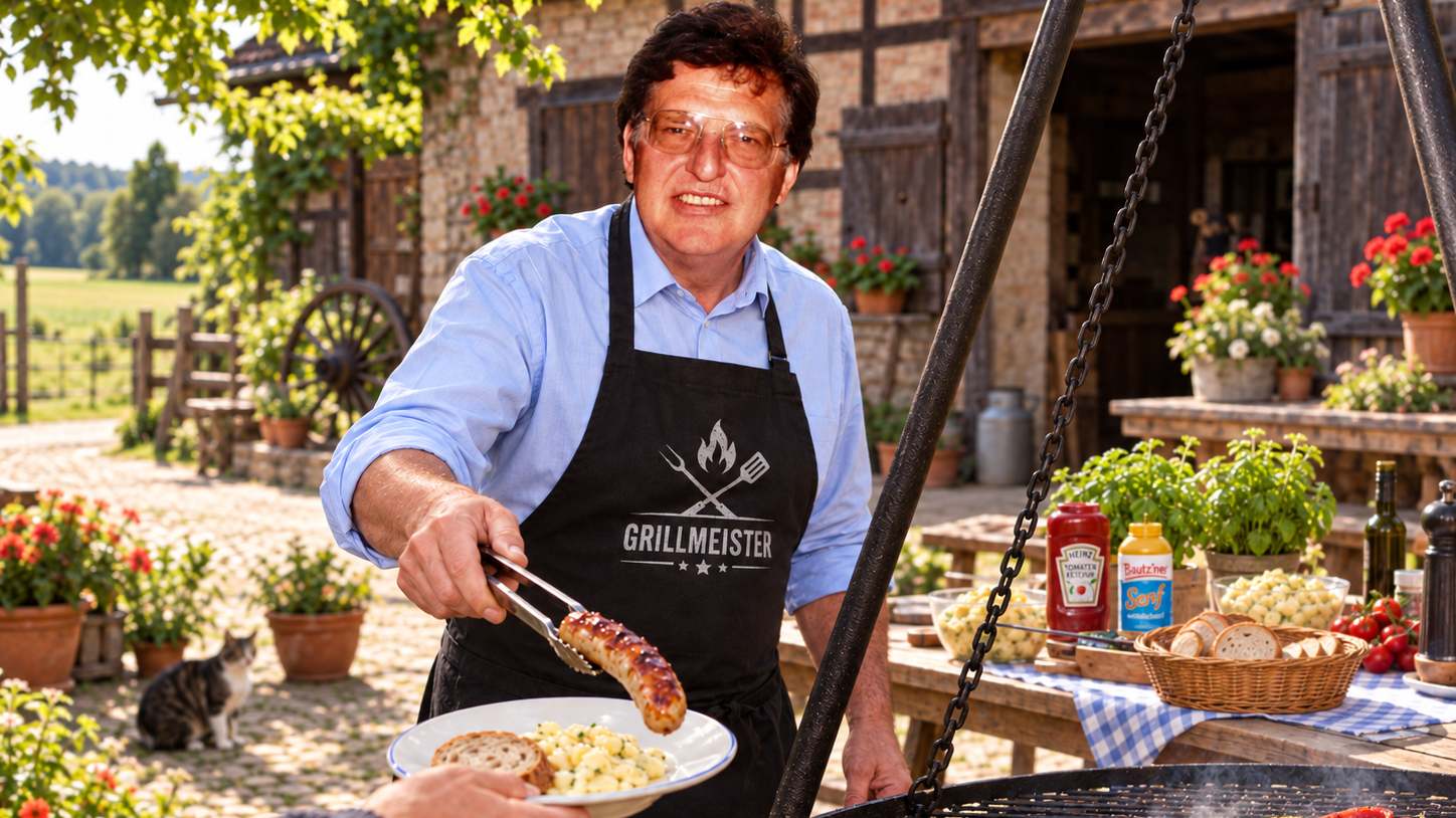 Abgrillen in der Dorfkneipe