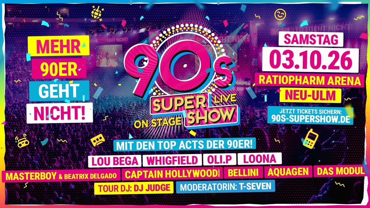 90s Super Show Neu-Ulm 2026