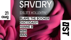 (5€) Savory - Techno Every Thursday