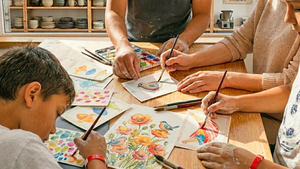 Kreativkurs für Kinder & Eltern in Köln – Aquarell malen (ab 4 Jahre)