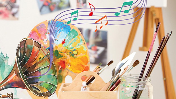 Musikalische Pinselstriche: Reise unter die Erde