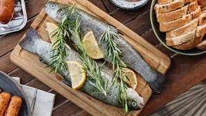 Kochshow - Original - mit kalt-warmem Fischbuffet