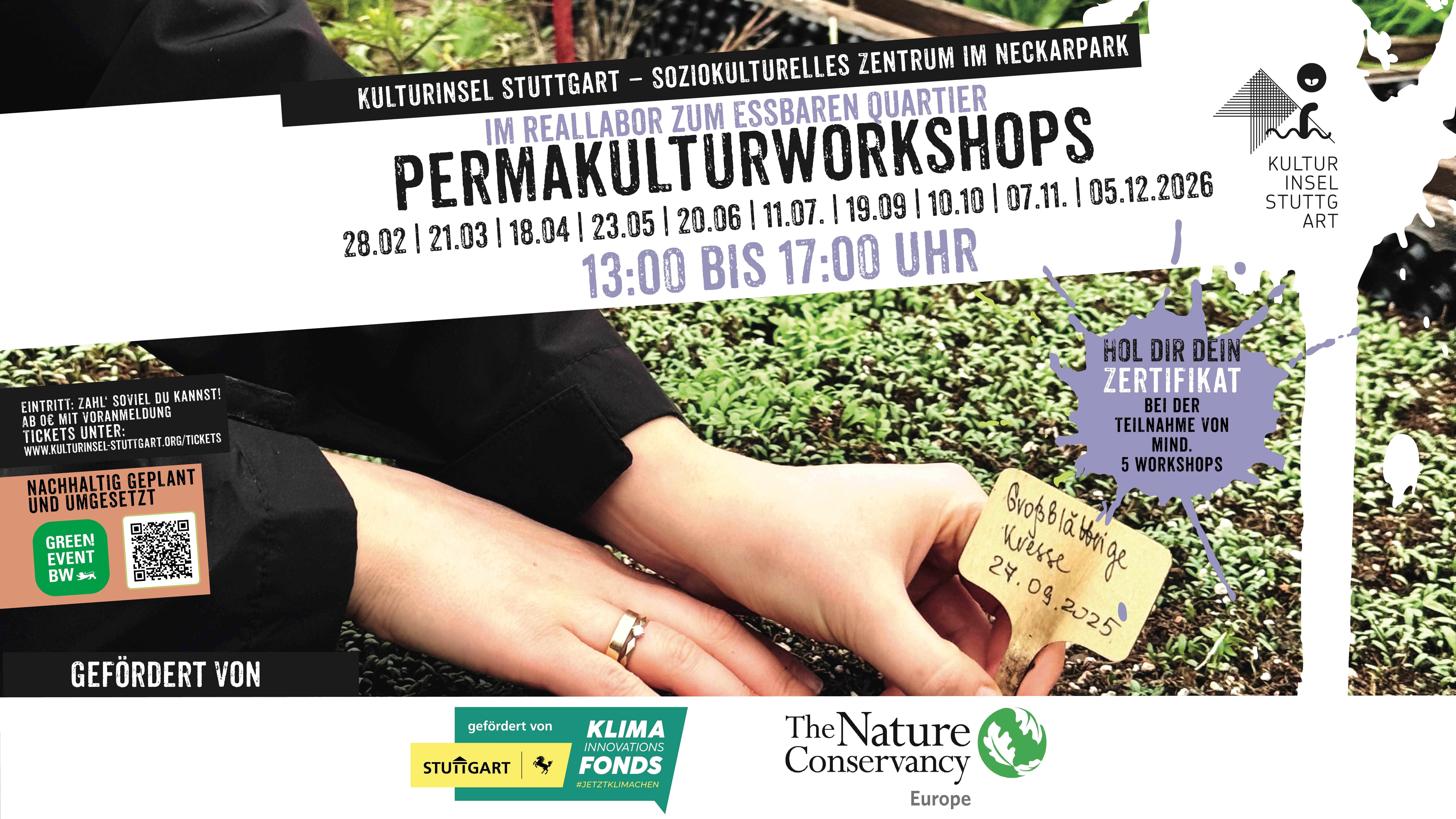 "essbares Quartier" Permakultur Prinzipien September - Wassermanagement
