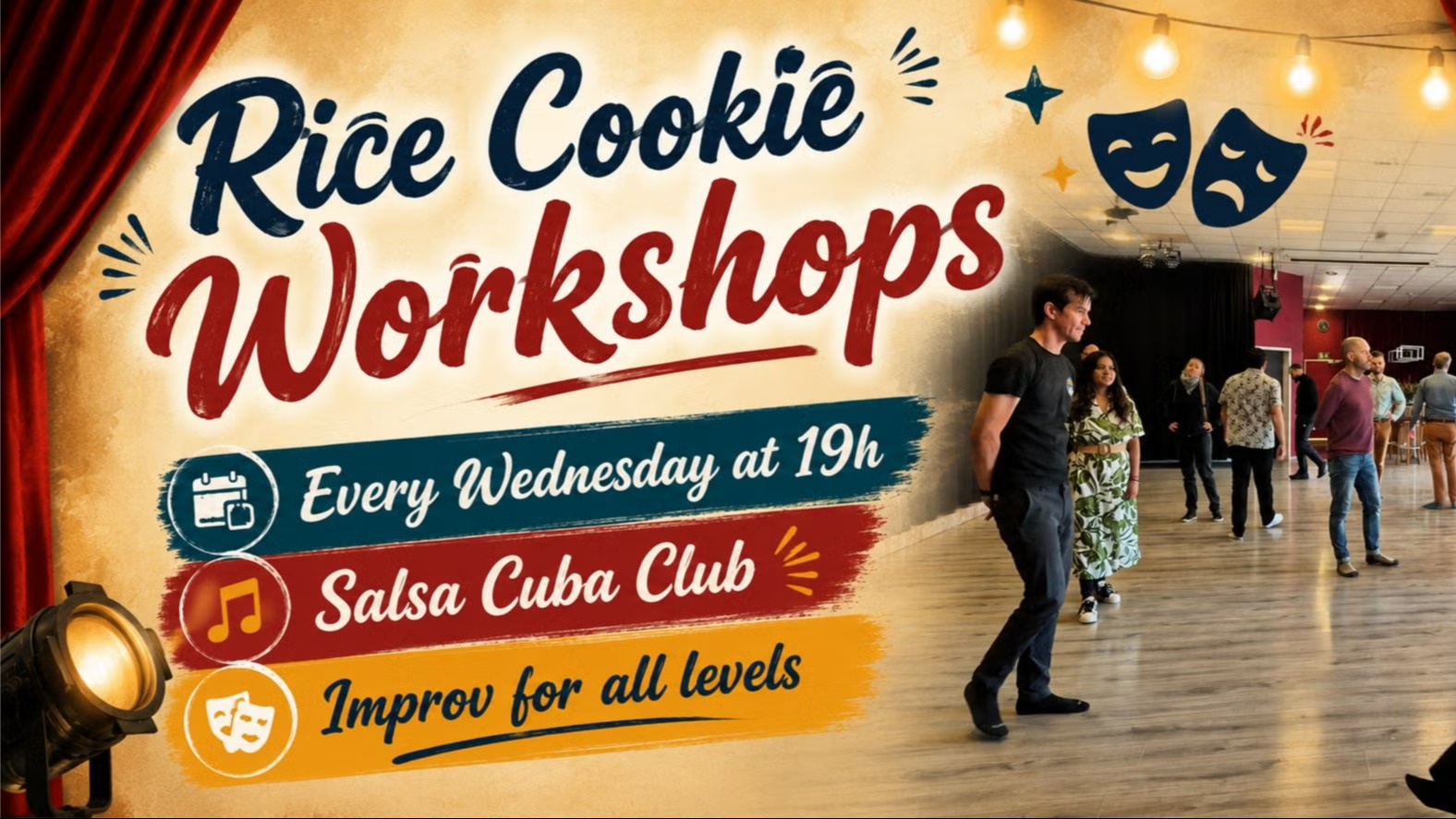 Rice Cookie Improv — English Drop-In Workshops in Munich