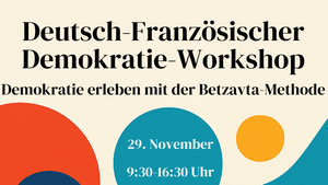 Demokratie-Workshop: Demokratie erleben mit der Betzavta-Methode