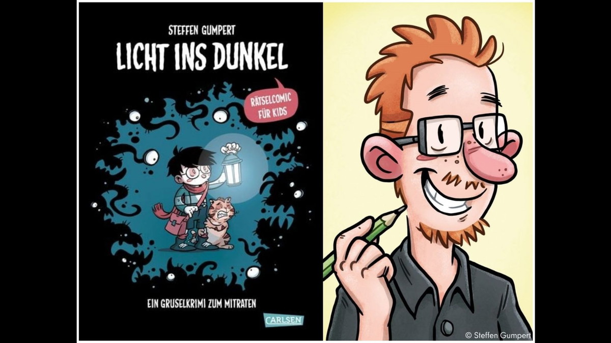 Ferienangebot: Comic-Rätsellesung mit Steffen Gumpert: "Licht ins Dunkel!"