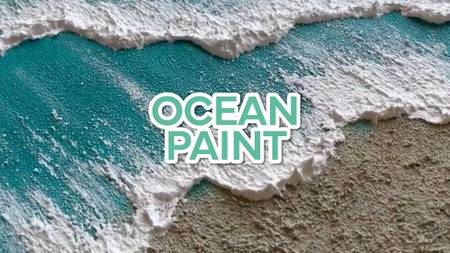 Ocean Paint - Malworkshop mit Spachtelmasse und Sand