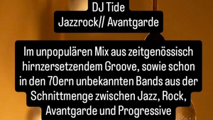 DJ Tide legt im VKK live Jazzrock und Avantgarde auf