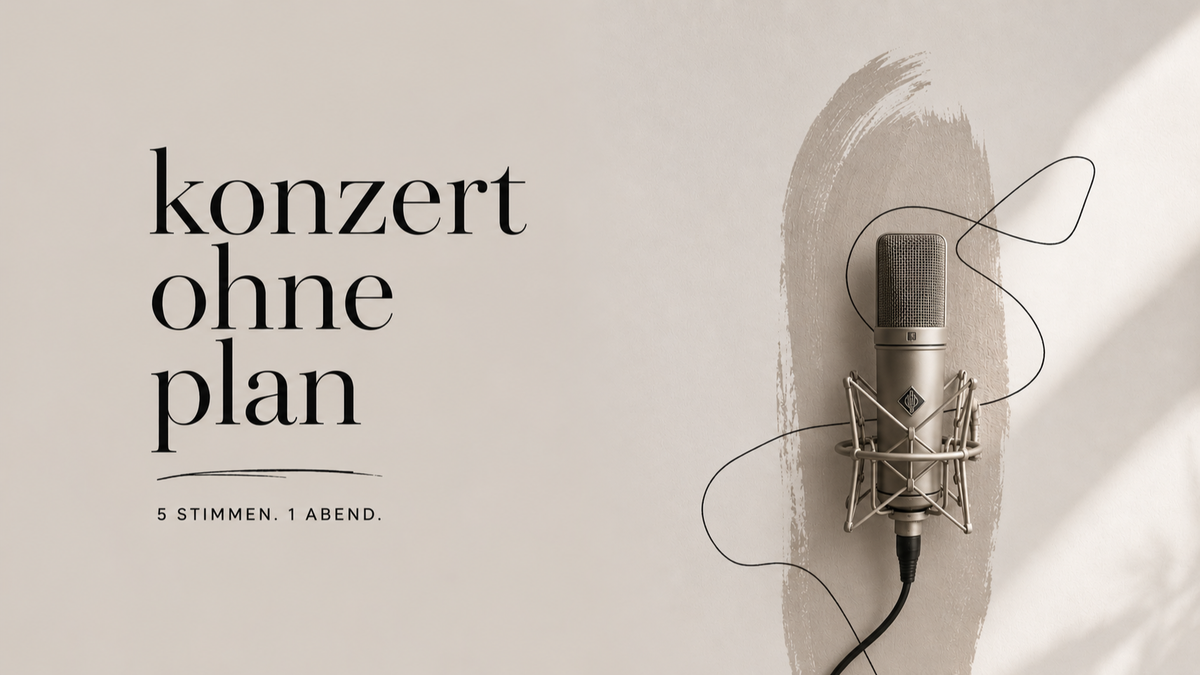 Titelbild der Veranstaltung Konzert Ohne Plan