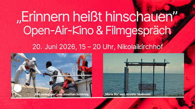 „Erinnern heißt hinschauen“ – Open-Air-Kino und Filmgespräch mit den prämierten Dokumentarfilmen „Einhundertvier“ und „Moria Six“