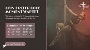 Pole fitness class for absolute beginners