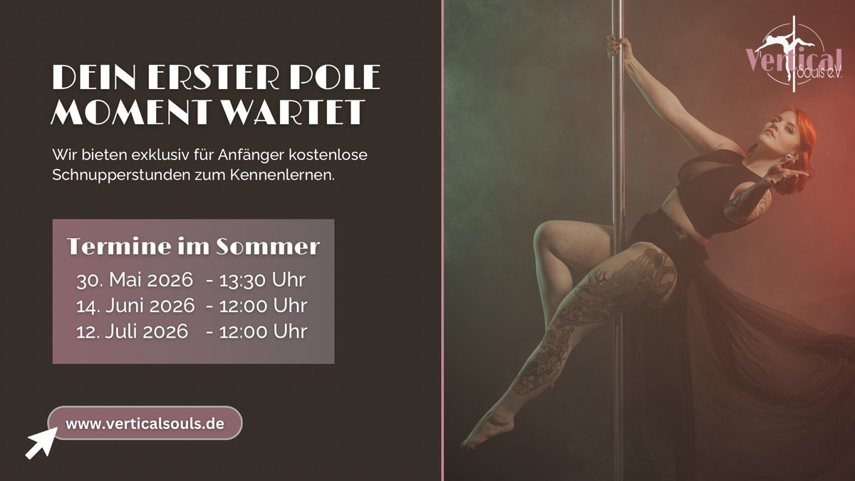 Pole fitness class for absolute beginners