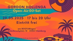 GORDON HOLLENGA · Open-Air DJ-Set · Eintritt frei