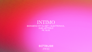 Barabend mit DJ-Set – INTIMO