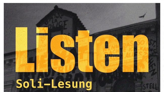 Soli-Lesung für den Golden Shop