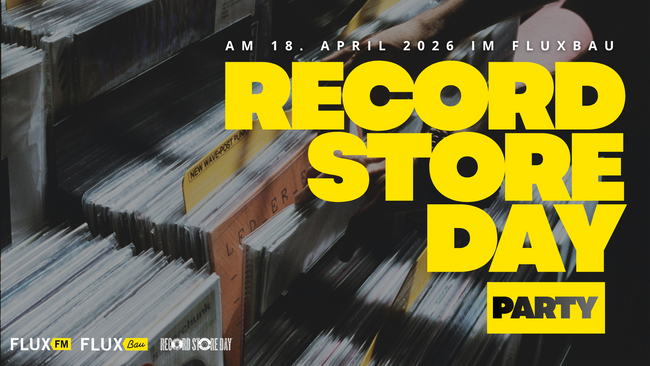 Record Store Day im FluxBau | 100% Vinyl
