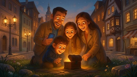 Familienzeit: Schatzsuche für die ganze Familie in Dresden