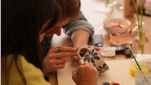 Painting Ceramics & Matcha 💚
