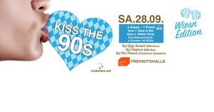 KISS THE 90S - MÜNCHENS GRÖSSTE 90ER AFTER WIESN PARTY 🎁 INKL. 1X VODKABULL I SA.28.09. AB 20 UHR!