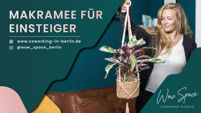 Makramee für Einsteiger - Pflanzenampel oder Wandbehang knüpfen in Berlin