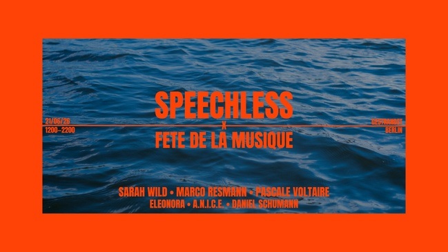 SPEECHLESS x fête de la musique - open air