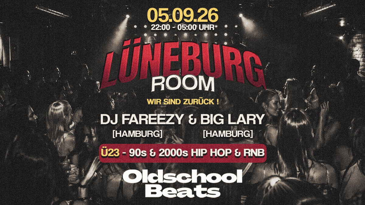 Titelbild der Veranstaltung Oldschool Beats @ Room Lüneburg