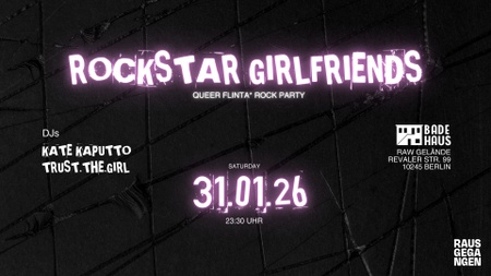 ROCKSTAR GIRLFRIENDS - FLINTA* Rock Party in Berlin