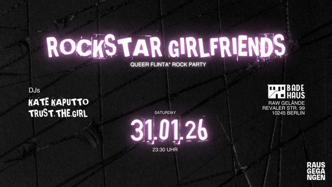 ROCKSTAR GIRLFRIENDS - FLINTA* Rock Party in Berlin