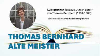 SALON LUITPOLD | Thomas Bernhard - Alte Meister | Ein Abend voller Wortkunst und virtuoser Gitarrenklänge | Mit Luis Brunner & Jiarui An