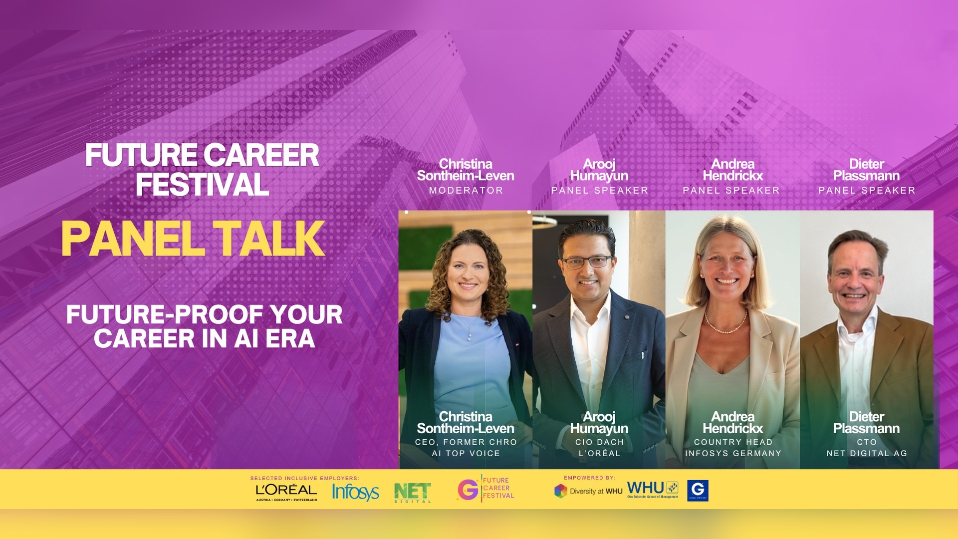 Future-Proof Your Career in the AI Era Panel Talk - Future Career Festival Programm