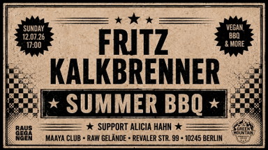 Fritz Kalkbrenner - SUMMER BBQ