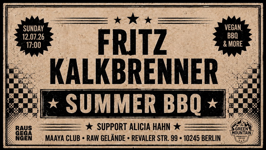 Fritz Kalkbrenner - SUMMER BBQ
