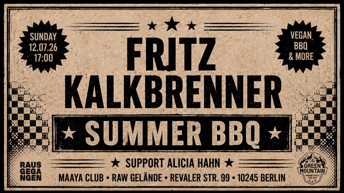 Fritz Kalkbrenner - SUMMER BBQ
