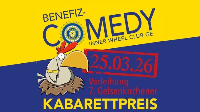 Benefiz-Comedy – zu Gunsten der Frauenhäuser und anderer Einrichtungen in Gelsenkirchen - Ausgerichtet vom: Inner Wheel Club Gelsenkirchen