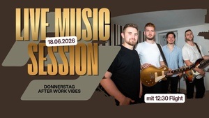 Live Music Session mit 12:30 Flight ✨