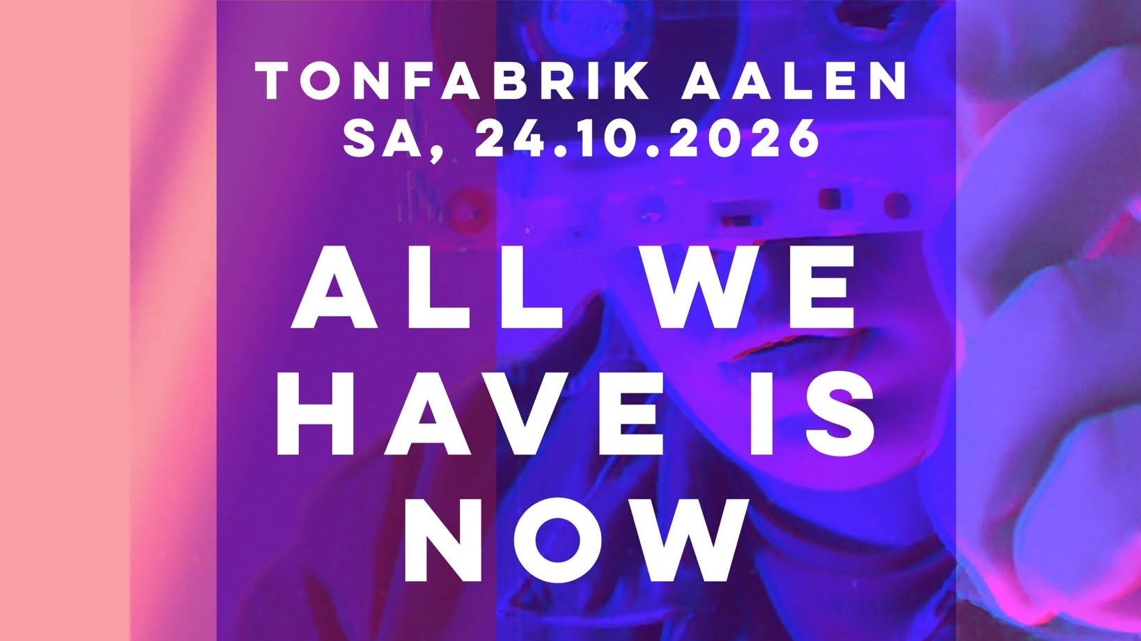 All we have is now - die legendäre Ü35 Party