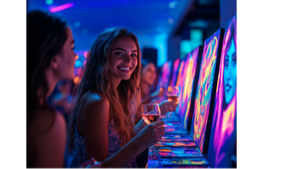 Neon Nights Spritz & Paint