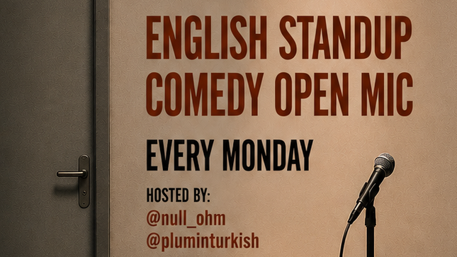 The Lineup - English Stand-Up Comedy Open Mic